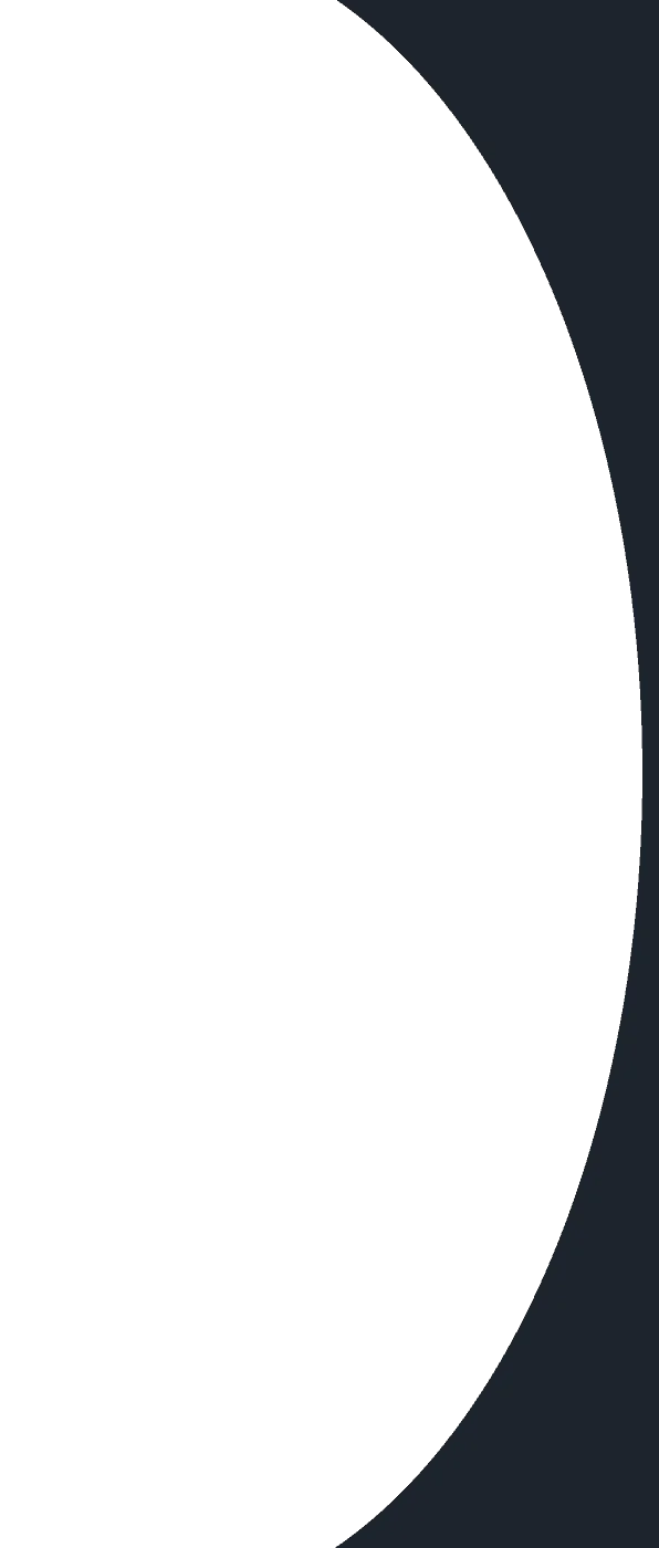 A plain dark gray background with a large, overlapping black oval shape on the right side, creating a subtle contrast in the image.